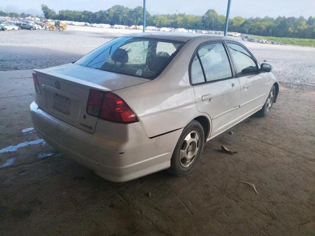 Photo 4 from auction – 2004 HONDA CIVIC HYBR with VIN JHMES96644S012001