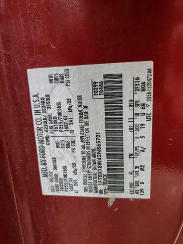 Photo 10 from auction – 2002 FORD F150 with VIN 1FTRX18W42NB65721