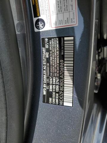 Photo 10 from auction – 2020 MERCEDES-BENZ E 350 with VIN WDDZF8DB0LA706969