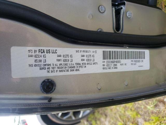Photo 10 from auction – 2015 CHRYSLER 300 S with VIN 2C3CCABG8FH829251
