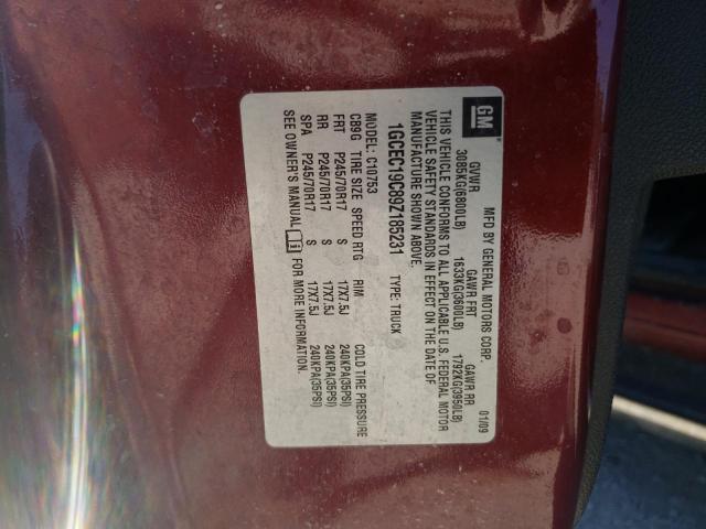 Photo 10 from auction – 2009 CHEVROLET silverado with VIN 1GCEC19C89Z185231