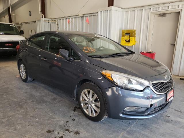 KIA FORTE EX 2014 with VIN KNAFX4A81E5234107 - Photo from auction