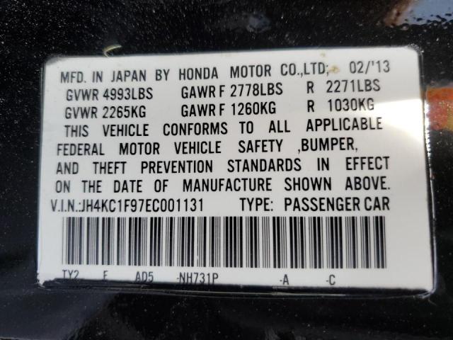 Photo 10 from auction – 2014 ACURA RLX ADVANC with VIN JH4KC1F97EC001131