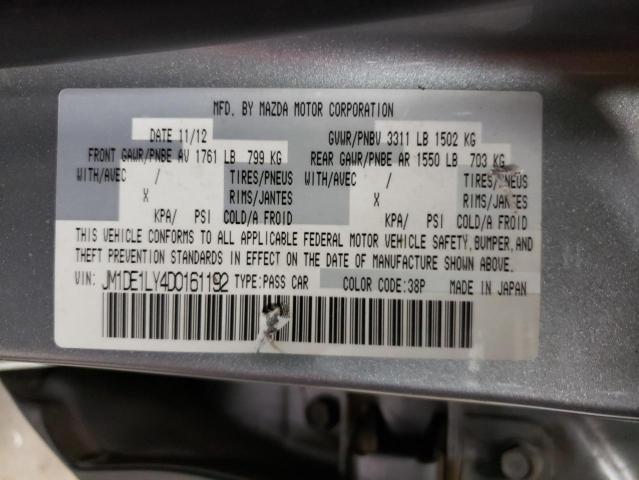 Photo 10 from auction – 2013 MAZDA 2 with VIN JM1DE1LY4D0161192