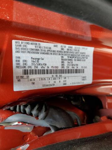 Photo 10 from auction – 2018 FORD FOCUS SE with VIN 1FADP3F22JL258758