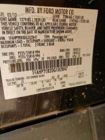 Photo 10 from auction – 2013 FORD TAURUS SEL with VIN 1FAHP2E82DG102847