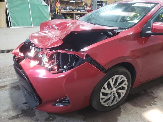Photo 9 from auction – 2018 TOYOTA COROLLA L with VIN 2T1BURHE9JC090354