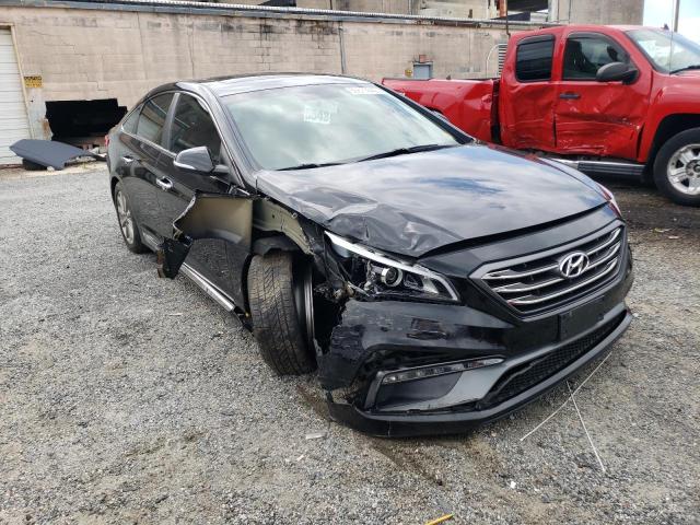 HYUNDAI SONATA SPO 2017 with VIN 5NPE34AF1HH473623 - Photo from auction