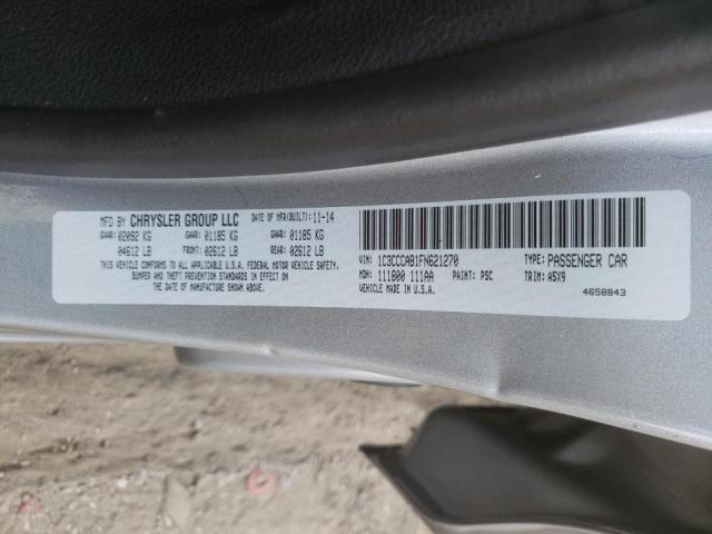 Фото 10 с аукциона – 2015 CHRYSLER 200 LIMITE с VIN 1C3CCCAB1FN621270