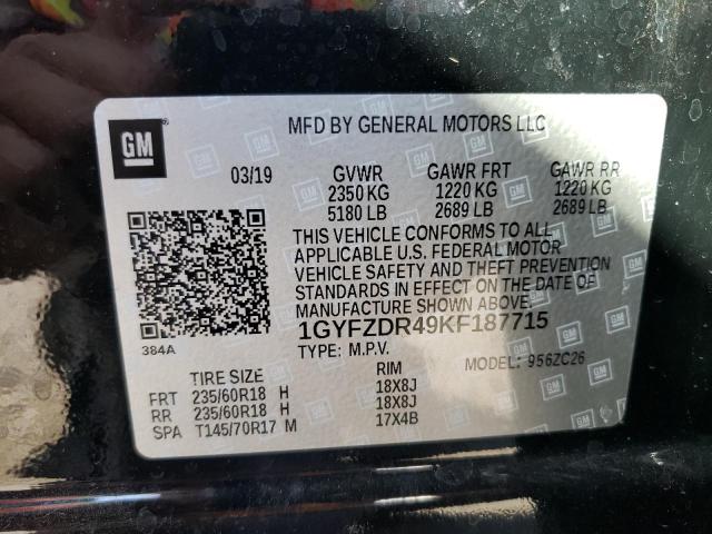 Photo 10 from auction – 2019 CADILLAC XT4 PREMIU with VIN 1GYFZDR49KF187715