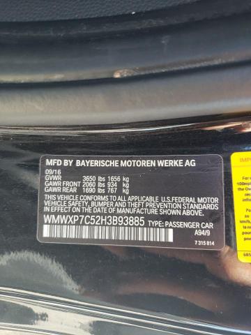 Photo 10 from auction – 2017 MINI COOPER S with VIN WMWXP7C52H3B93885