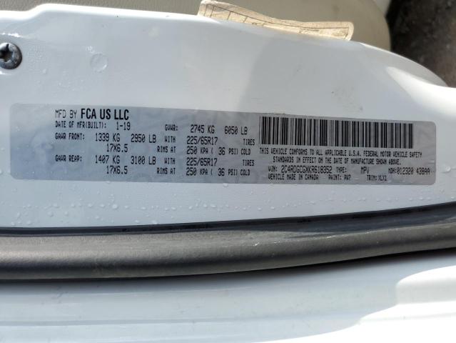 Photo 10 from auction – 2019 DODGE GRAND CARA with VIN 2C4RDGCGXKR618352
