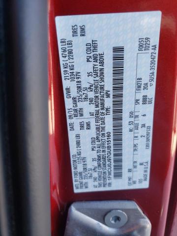 Photo 10 from auction – 2016 FORD ESCAPE TIT with VIN 1FMCU0J97GUB15160