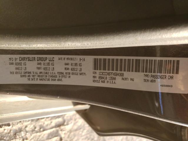 Photo 10 from auction – 2015 CHRYSLER 200 LIMITE with VIN 1C3CCCAB7FN584368
