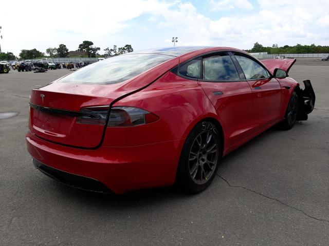 Photo 4 from auction – 2021 TESLA MODEL S with VIN 5YJSA1E50MF443238