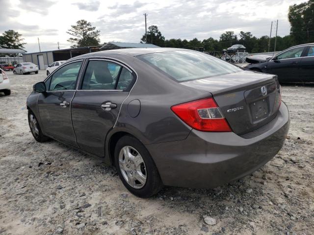 Photo 3 from auction – 2012 HONDA CIVIC LX with VIN 19XFB2F53CE030866