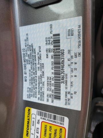 Photo 10 from auction – 2016 LINCOLN MKZ with VIN 3LN6L2G94GR631003