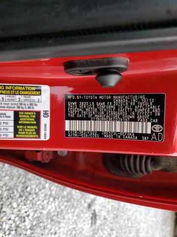 Photo 10 from auction – 2014 TOYOTA COROLLA L with VIN 2T1BURHE9EC039197