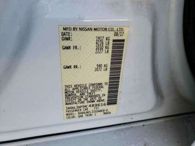 Photo 10 from auction – 2017 NISSAN ALTIMA 2.5 with VIN 1N4AL3AP3HC489616