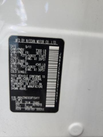 Photo 10 from auction – 2012 INFINITI QX56 with VIN JN8AZ2ND3C9715411