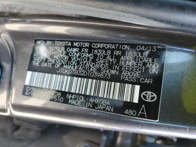 Photo 10 from auction – 2013 TOYOTA PRIUS C with VIN JTDKDTB32D1039873