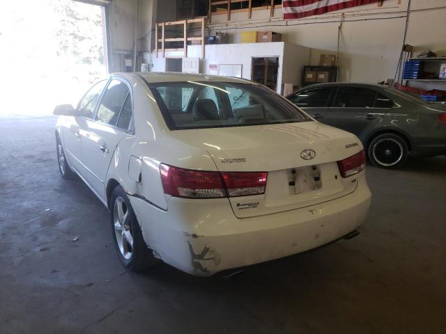 Photo 3 from auction – 2007 HYUNDAI SONATA with VIN 5NPEU46F67H258291