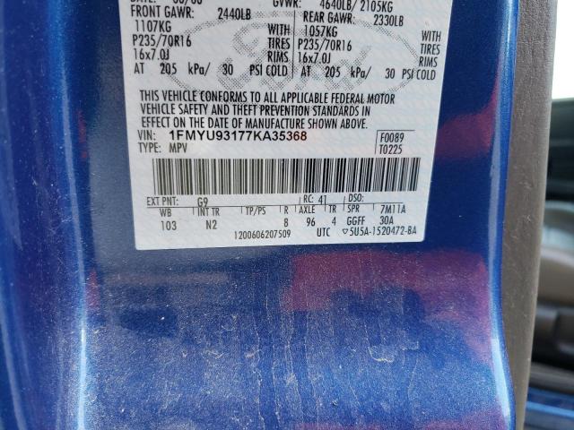 Photo 10 from auction – 2007 FORD ESCAPE XLT with VIN 1FMYU93177KA35368