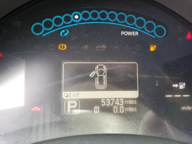 Photo 8 from auction – 2011 NISSAN LEAF SV with VIN JN1AZ0CP2BT009595