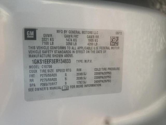 Photo 10 from auction – 2014 GMC YUKON DENA with VIN 1GKS1EEF3ER134833