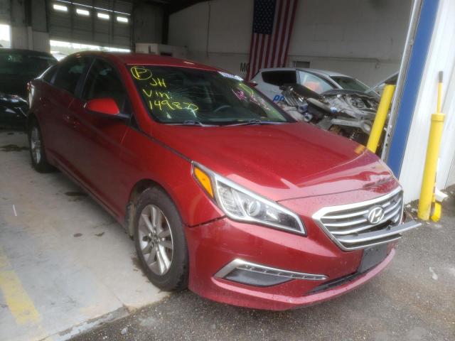 HYUNDAI SONATA SE 2015 with VIN 5NPE24AF1FH149877 - Photo from auction