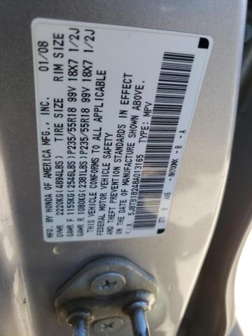 Photo 10 from auction – 2008 ACURA RDX with VIN 5J8TB18248A013165