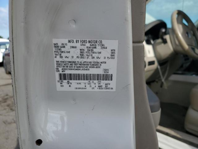 Photo 10 from auction – 2011 MERCURY MARINER PR with VIN 4M2CN9HG4BKJ05405