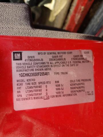 Photo 10 from auction – 2008 CHEVROLET SILVERADO with VIN 1GCHK23658F205461