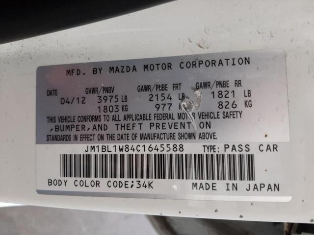 Photo 10 from auction – 2012 MAZDA 3 I with VIN JM1BL1W84C1645588