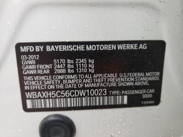 Photo 10 from auction – 2012 BMW 528 XI with VIN WBAXH5C56CDW10023