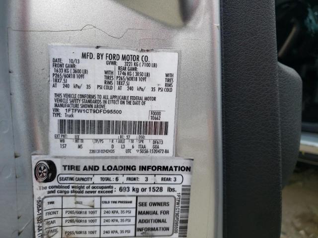 Photo 10 from auction – 2013 FORD F150 SUPER with VIN 1FTFW1CT9DFD95500