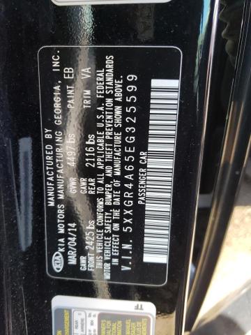 Photo 10 from auction – 2014 KIA OPTIMA SX with VIN 5XXGR4A65EG325599