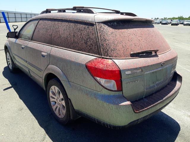 Photo 3 from auction – 2009 SUBARU OUTBACK 2. with VIN 4S4BP66C097346557