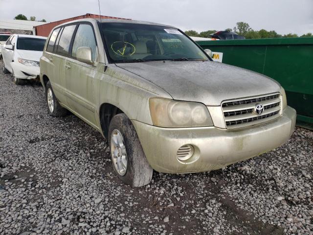 TOYOTA HIGHLANDER 2003 with VIN JTEGF21AX30087308 - Photo from auction