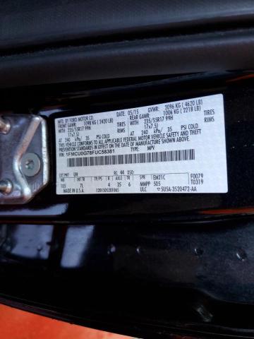 Photo 10 from auction – 2015 FORD ESCAPE SE with VIN 1FMCU0G78FUC58381