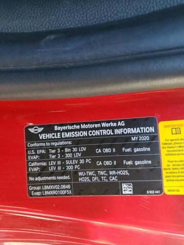 Photo 10 from auction – 2020 MINI COOPER S with VIN WMWWJ5C00L3G55584