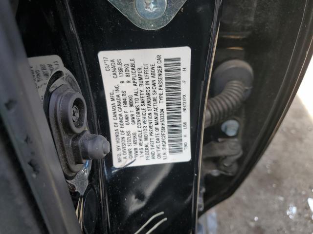 Photo 10 from auction – 2017 HONDA CIVIC LX with VIN 2HGFC2F58HH533304