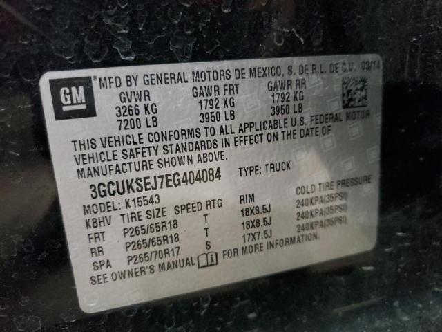 Photo 10 from auction – 2014 CHEVROLET SILVERADO with VIN 3GCUKSEJ7EG404084