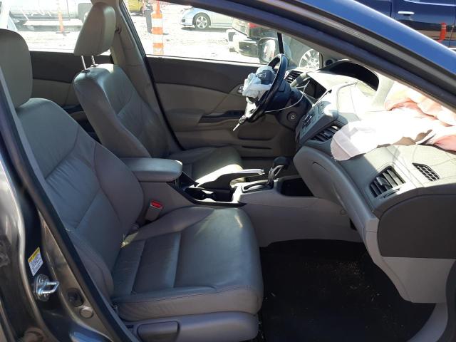 Photo 5 from auction – 2012 HONDA CIVIC HYBR with VIN JHMFB4F34CS005724