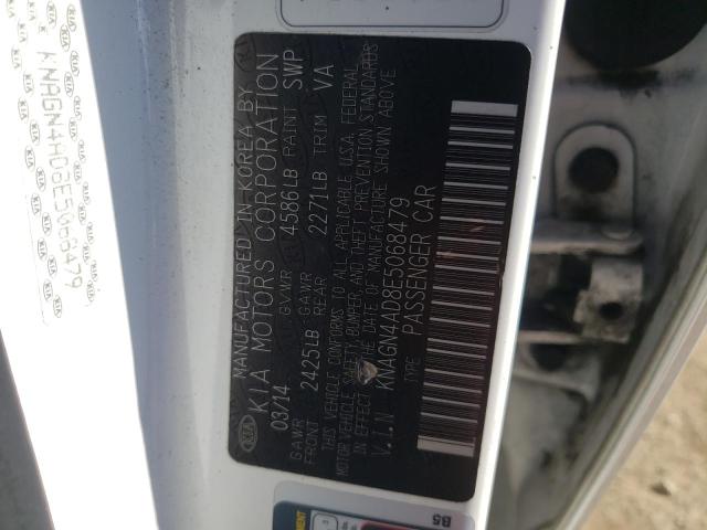 Photo 10 from auction – 2014 KIA OPTIMA HYB with VIN KNAGN4AD8E5068479