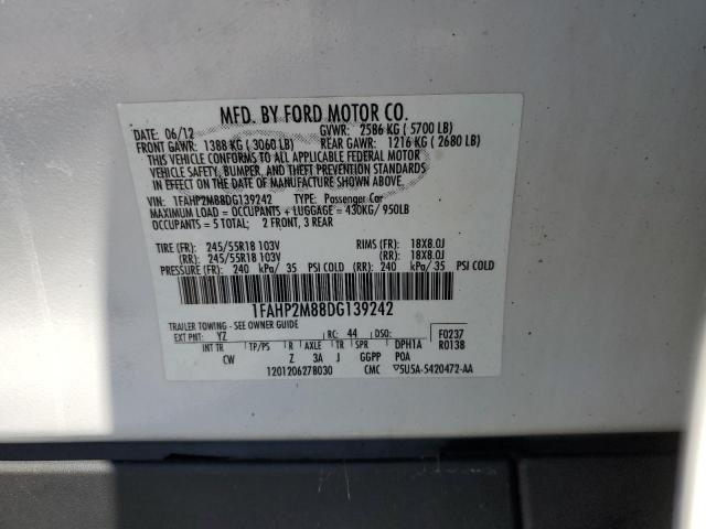 Photo 10 from auction – 2013 FORD TAURUS POL with VIN 1FAHP2M88DG139242