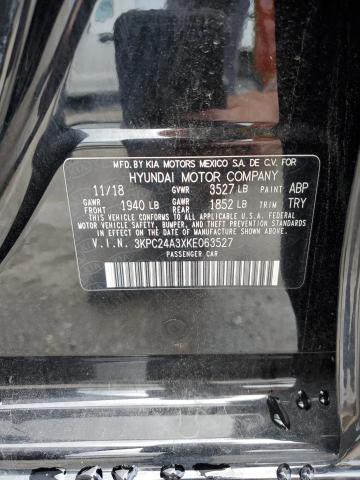 Photo 10 from auction – 2019 HYUNDAI ACCENT SE with VIN 3KPC24A3XKE063527
