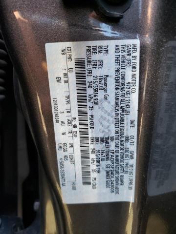 Photo 10 from auction – 2013 FORD FOCUS SE with VIN 1FADP3F24DL243005