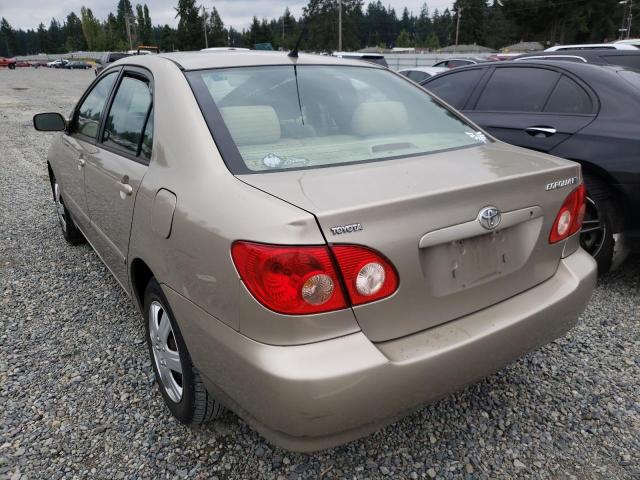 Photo 3 from auction – 2008 TOYOTA COROLLA CE with VIN 1NXBR32E28Z041013