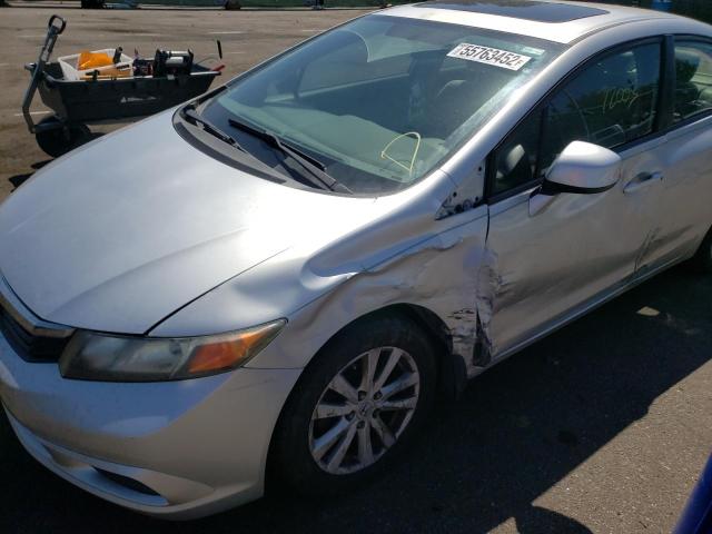 Photo 9 from auction – 2012 HONDA CIVIC EX with VIN 2HGFB2F80CH524358